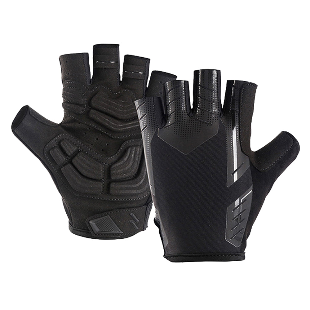 S191 1 Pair Anti-skid Cycling Gloves Unisex Breathable Half Finger Gloves S191 1 Pair Anti-skid Cycling Gloves Unisex Breathable Half Finger Gloves